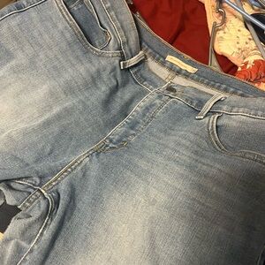 Levi's Blue Skinny Jeans with Classic Denim Fade